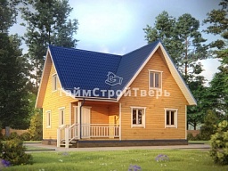 Проект деревянного дома ДБ054